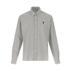 Ami Oxford Striped Cotton Shirt - NWT
